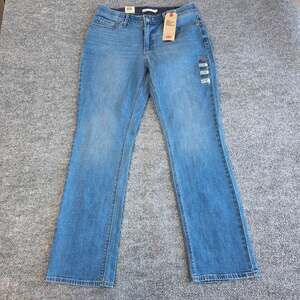 Levis Jeans Womens 12 Short Blue 525 Perfect Waist Straight Mid Rise 31x30
